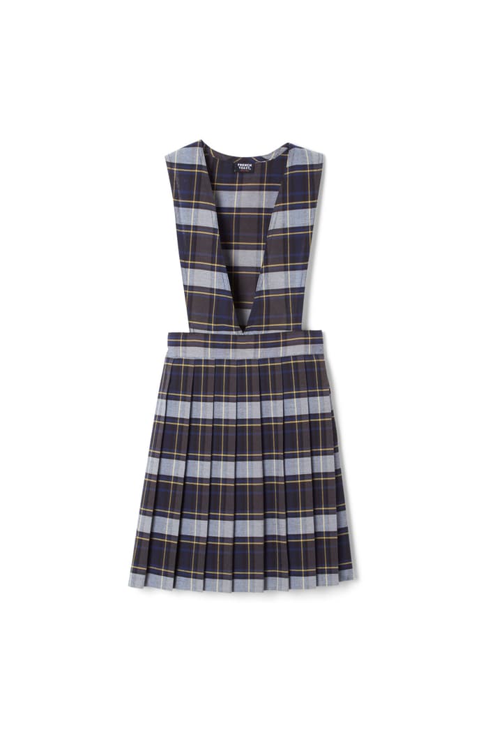 French Toast Plaid V-Neck Jumper Sizes (4-14)