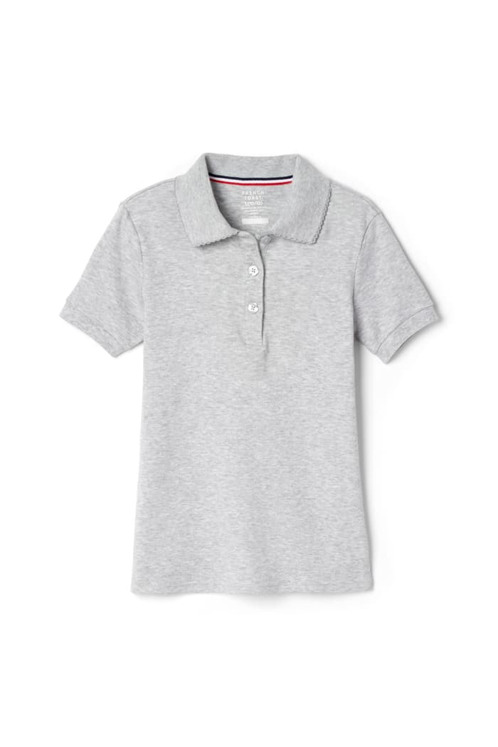 Polo French Toast con cuello de piqué para niñas (tallas 2T-20)