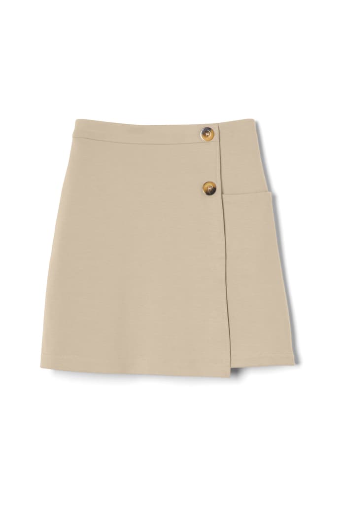 Girls  Pull-On Stretch Ponte Skort with Pocket (2-Pack)