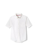 French Toast Short Sleeve Oxford Shirt Sizes White, light Blue, & yellow (2T-20)