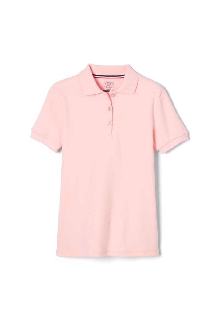 Polo French Toast con cuello de piqué para niñas (tallas 2T-20)
