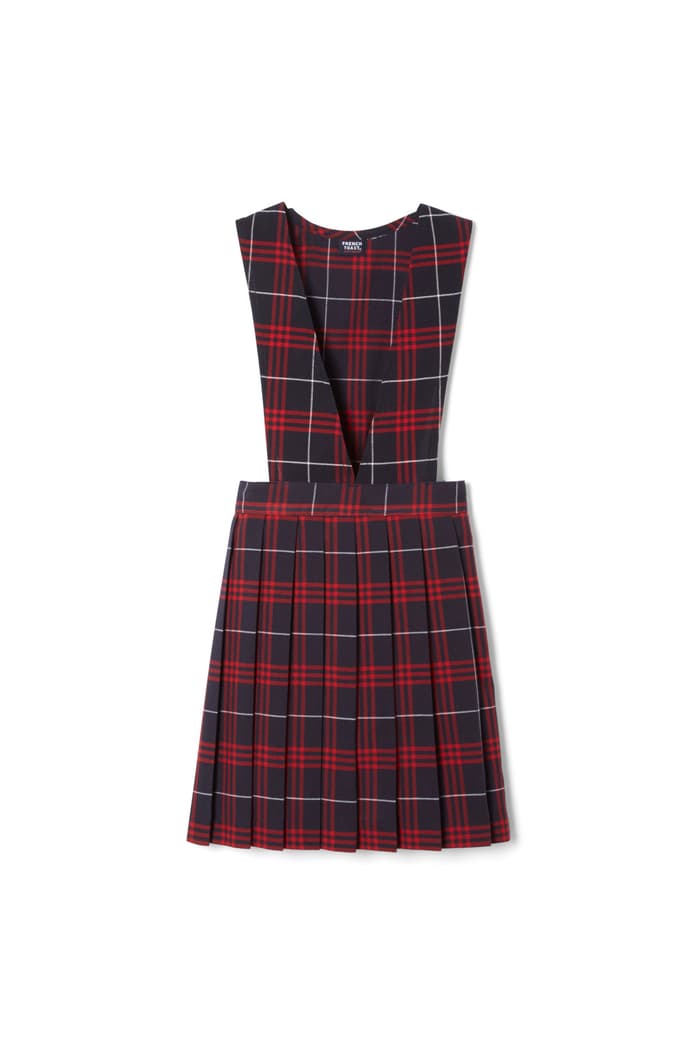 French Toast Plaid V-Neck Jumper Sizes (2T ,3T ,4T)