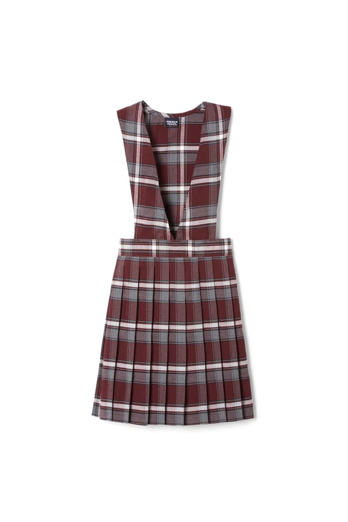 French Toast Plaid V-Neck Jumper Sizes (2T ,3T ,4T)