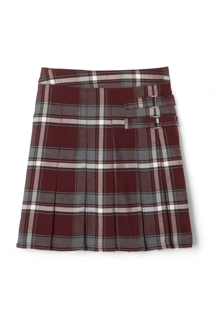 French Toast - Plaid Pleated two tab skort Sizes (4-14)