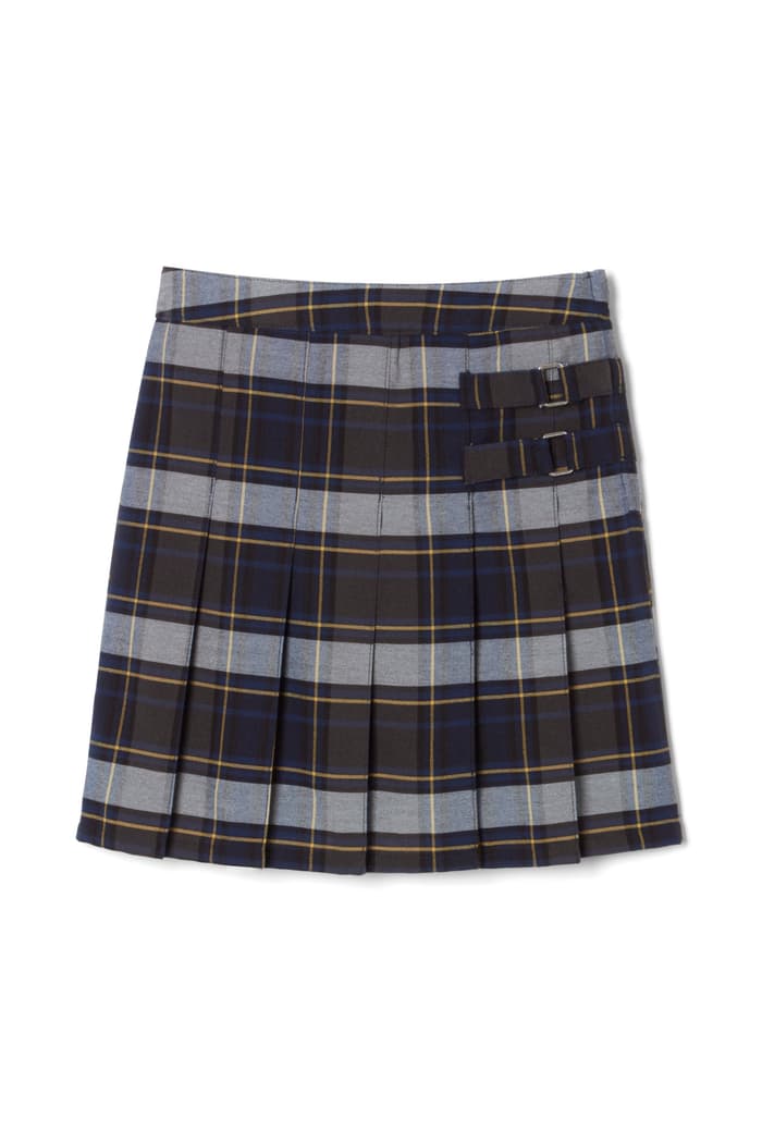 French Toast - Plaid Pleated two tab skort Sizes (4-14)