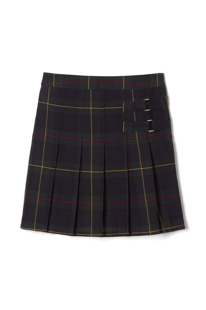 French Toast - Plaid Pleated two tab skort Sizes (4-14)