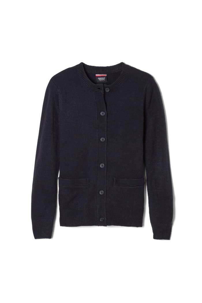 French Toast - Crewneck Sweater Cardigan Sizes (2T-20) All Colors