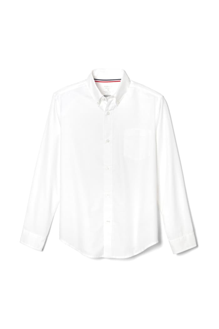 French Toast Mens Long Sleeve Oxford Shirt